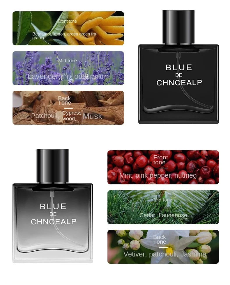Blue De Chncealp 3-Piece Fragrance Set | Eau de Parfum for Men | Long-Lasting Fresh Scent | Gift for Him