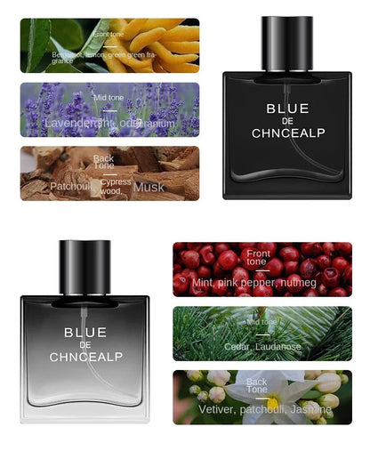Blue De Chncealp 3-Piece Fragrance Set | Eau de Parfum for Men | Long-Lasting Fresh Scent | Gift for Him