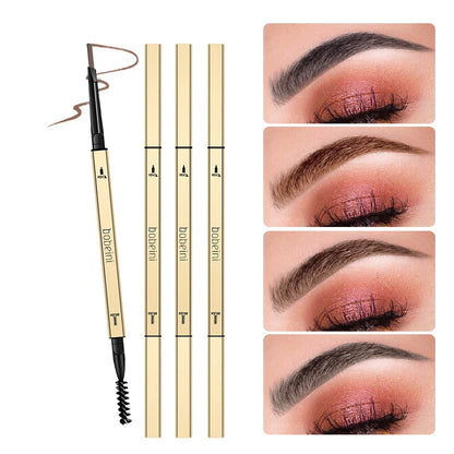 Dual-Ended Waterproof Eyebrow Pencil – Precise, Long-Lasting & Smudge-Proof Brow Makeup