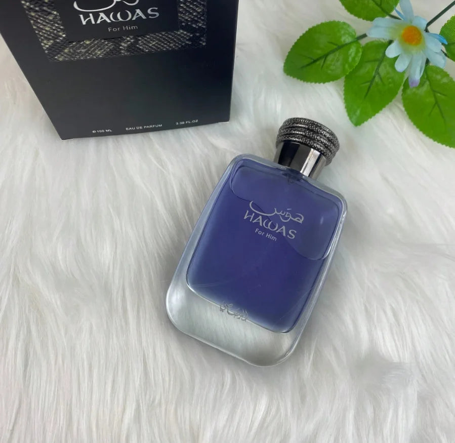 100ML RASASI Hawas For Men - Eau de Parfum Long Lasting Signature Premium Arabian Daily Elegance Refreshing Luxurious Masculine