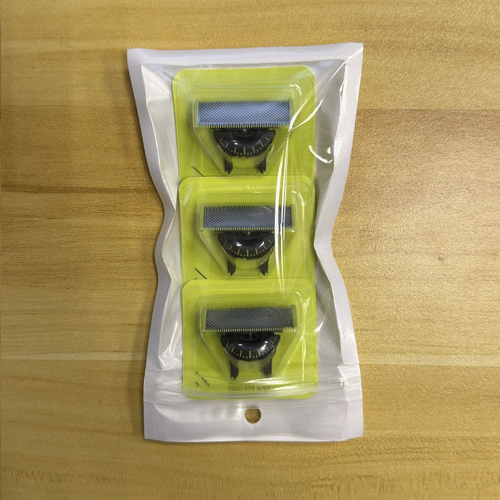 New 360 Replacement Blades Compatible with One Blade QP2520 QP2630 QP2724 QP2834 QP6510 QP6520 QP6530 Electric Shaver