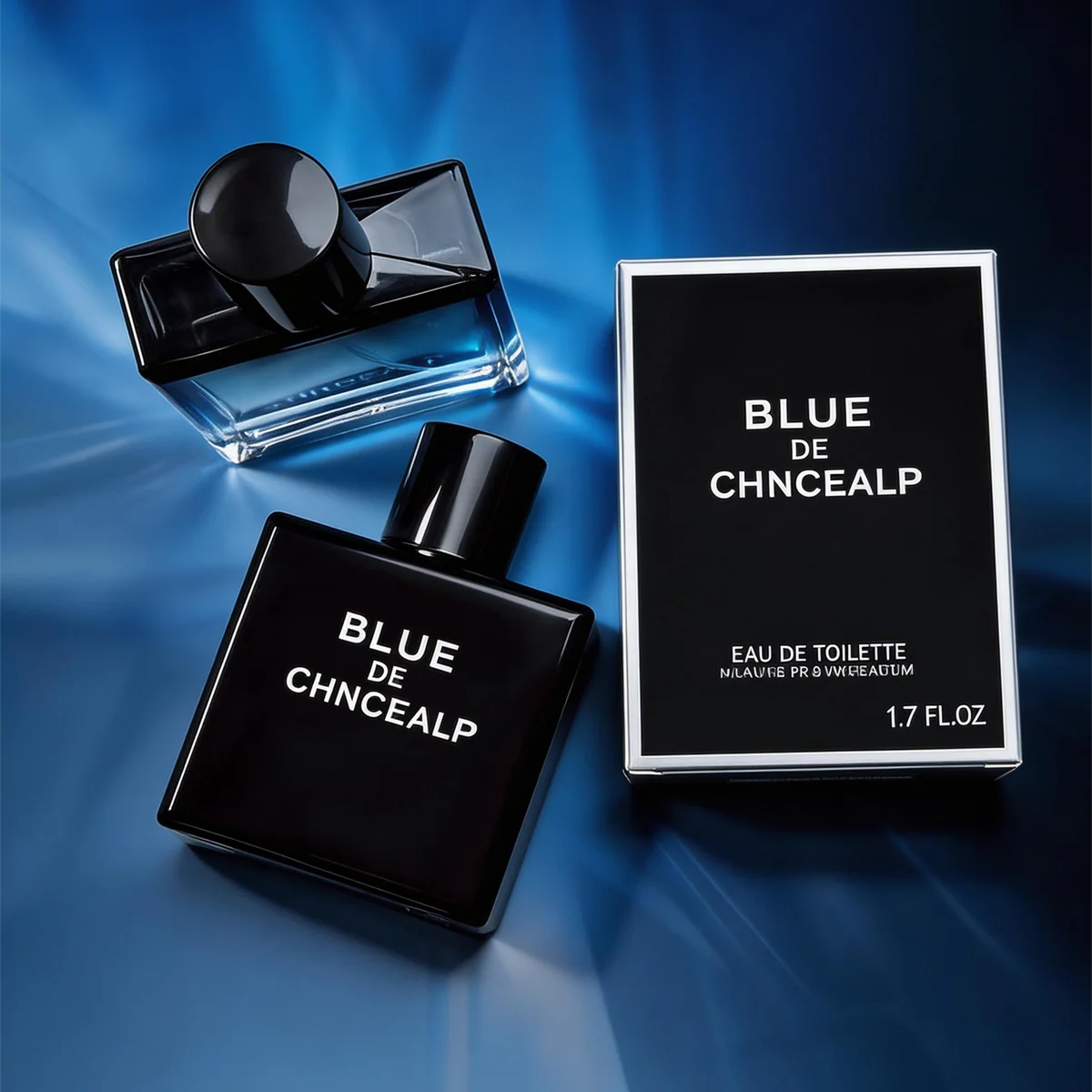 Blue De Chncealp 3-Piece Fragrance Set | Eau de Parfum for Men | Long-Lasting Fresh Scent | Gift for Him