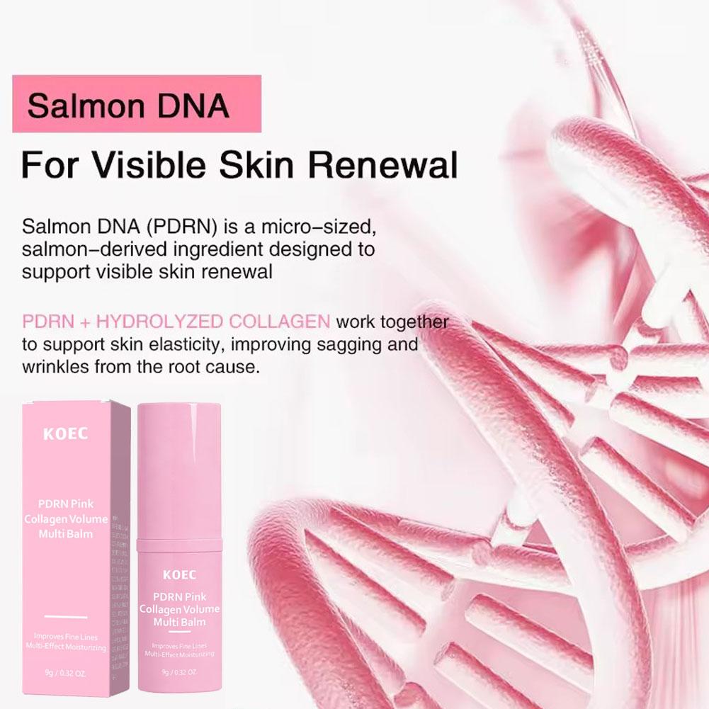 PDRN Pink Collagen Capsule Cream 5% Niachinamide VC Whitening Hydrolyzed Collagen Face Cream Moisturizing Firming Skin Care