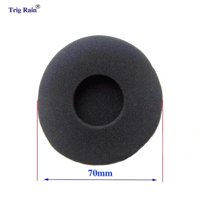 Thickened Foam Ear Pads For Headphones Sponge Replacement Cushions Covers Earphones Case 35mm 40mm 50mm 55mm 60mm 65mm 70mm 80mm