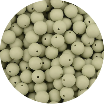 LOFCA 12mm 20pcs/lot Silicone Loose Beads Teething Beads DIY Chewable Colorful Teething For Infant Baby Teether Round