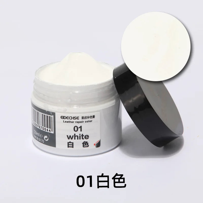 Car Leather Repair Kit Liquid Skin Recoloring Balm No Heat Repair Tool Auto Seat Holes Scratch Cracks rips restoration set shoes