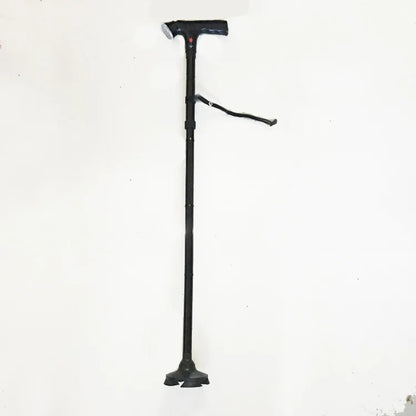 Collapsible Telescopic Folding Cane Elder Cane LED With alarm Walking Trusty Sticks Elder Crutches for Mothers the Elder Fathers