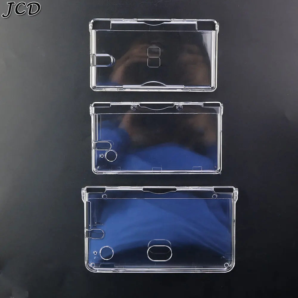 JCD Plastic Clear Crystal Protective Hard Shell Skin Case Cover For GBA SP NDSL DSI NDSi XL 3DS XL New 3DS XL LL Console