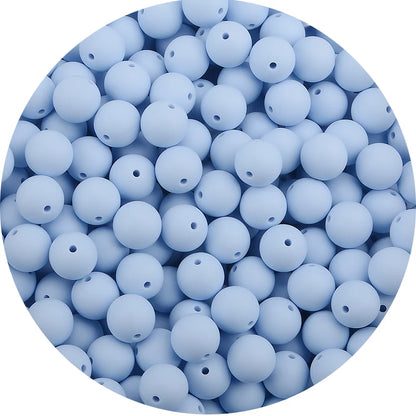 LOFCA 12mm 20pcs/lot Silicone Loose Beads Teething Beads DIY Chewable Colorful Teething For Infant Baby Teether Round