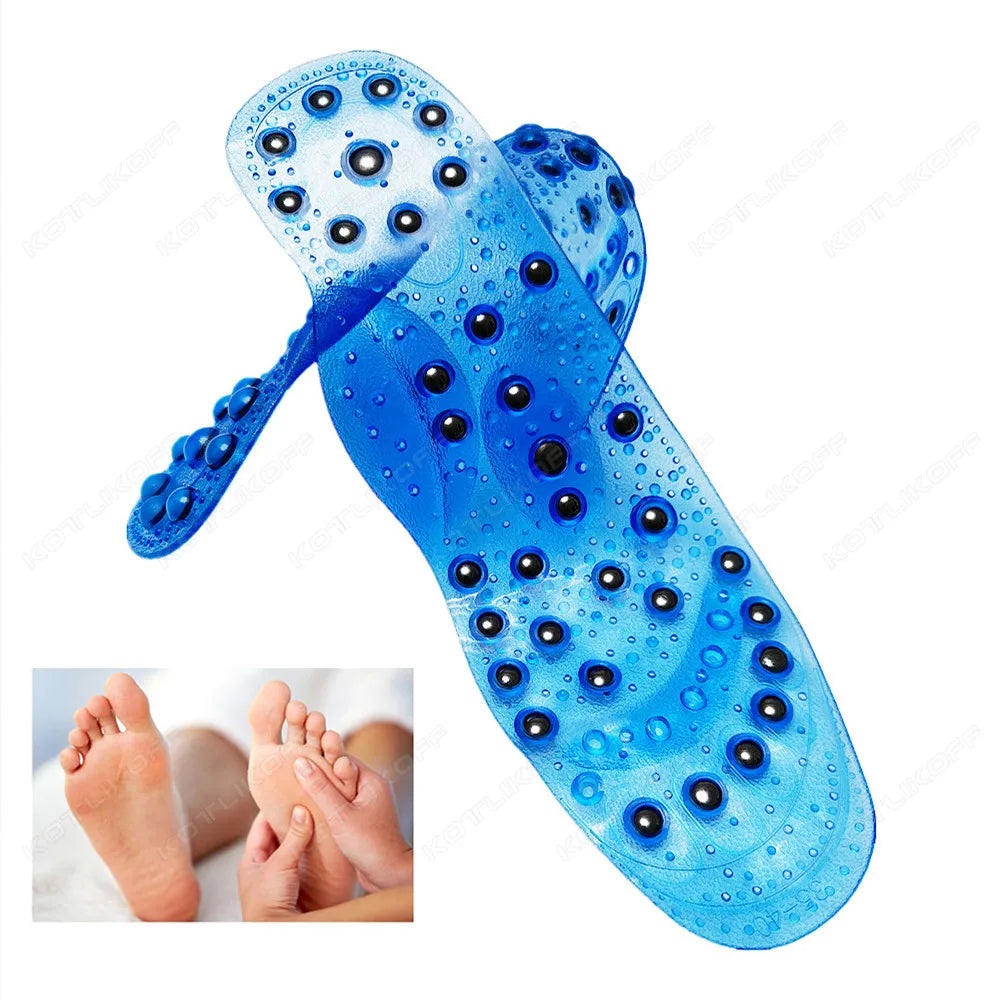 Magnetic Therapy Massage Insoles For Shoes Foot Acupressure Enhanced Magnetic Insole Point Therapy Feet Body Detox Insert Pads