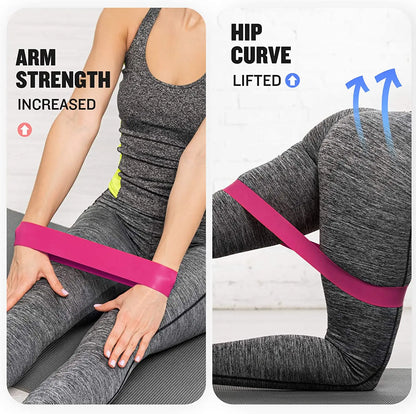 Tension Band Elastic Band, Yoga Fitness Shaping Legs Core Exercise, Strength Rehabilitation Training, Circular Resistance Circle