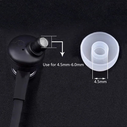 50pcs/lot Earphone Silicone Case Covers Soft Ear Tips For Headphones Ear Pads Cushion Caps Earbuds Replacement Accessories