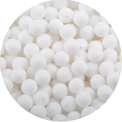 LOFCA 12mm 20pcs/lot Silicone Loose Beads Teething Beads DIY Chewable Colorful Teething For Infant Baby Teether Round