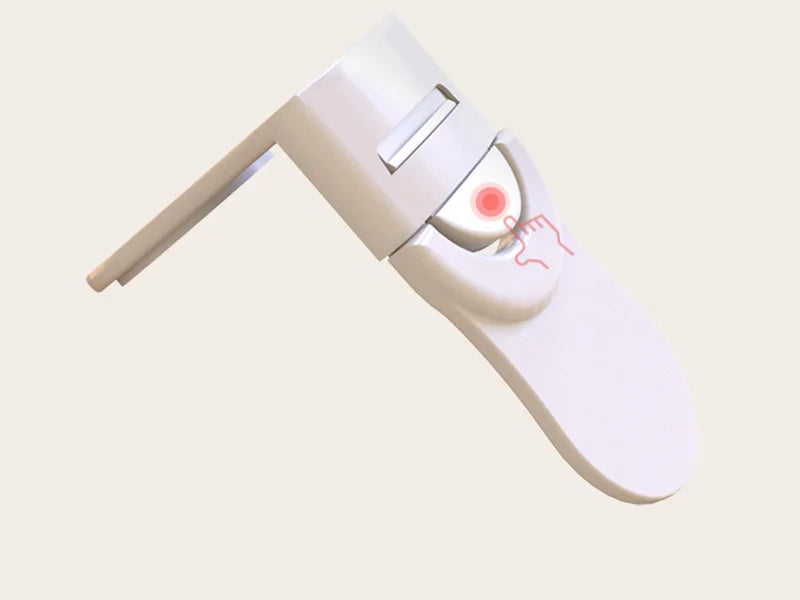 Baby Safety Drawer Lock Anti-Pinching Hand Cabinet Drawer Locks Plastic White Safety Buckle for Children Kids Protection