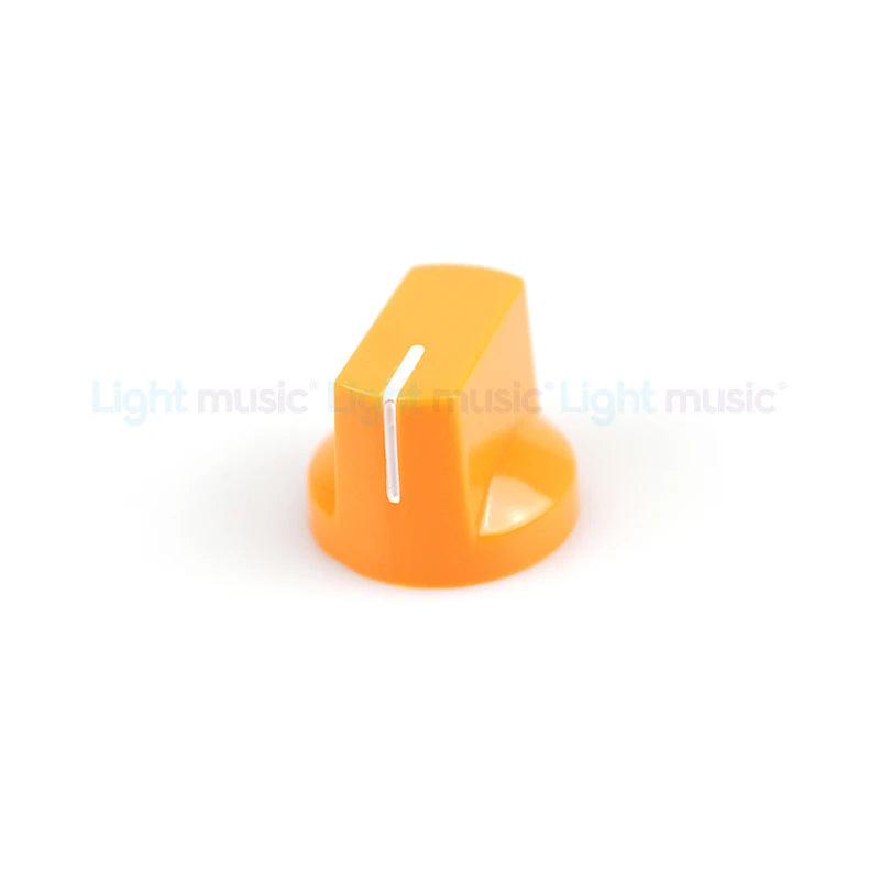 6Pcs Multi Color Flet Head Guitar Pedal Knob Electric Guitar Pot Potentiometer Knobs Guitar Accessories