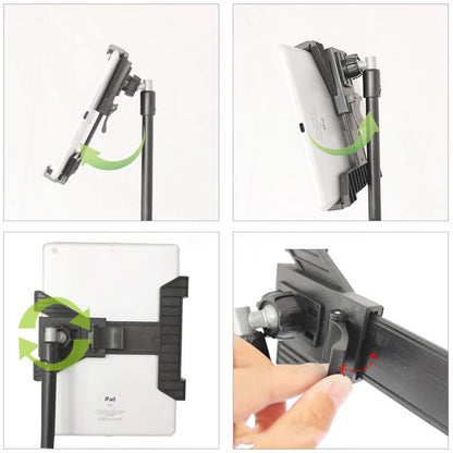 New Adjustable Tablet Tripod Floor Stand Universal Tablet Holder Mount Tablet Support Bracket for 7-11 inch Tablets Pad for Ipad