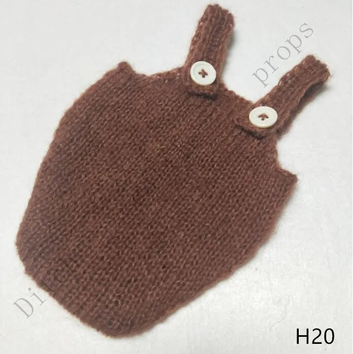 Mohair Shorts Pants Newborn Photography Props Hand-woven