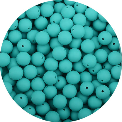 LOFCA 12mm 20pcs/lot Silicone Loose Beads Teething Beads DIY Chewable Colorful Teething For Infant Baby Teether Round