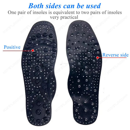 Magnetic Therapy Massage Insoles For Shoes Foot Acupressure Enhanced Magnetic Insole Point Therapy Feet Body Detox Insert Pads