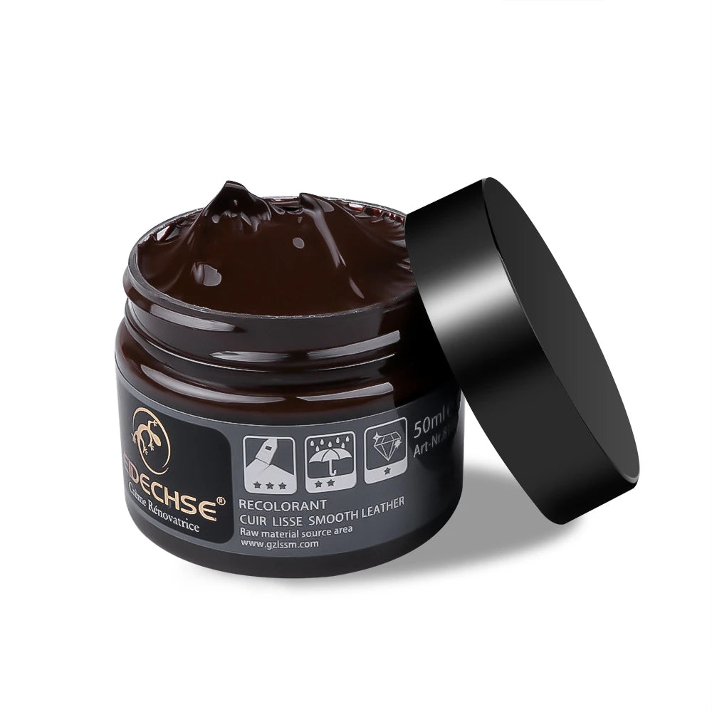 Car Leather Repair Kit Liquid Skin Recoloring Balm No Heat Repair Tool Auto Seat Holes Scratch Cracks rips restoration set shoes