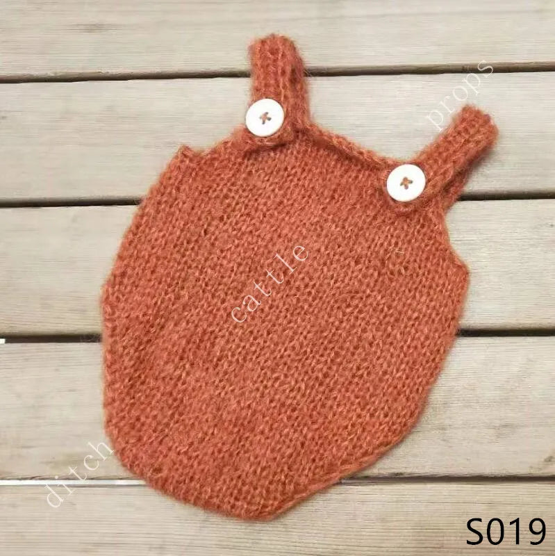 Mohair Shorts Pants Newborn Photography Props Hand-woven