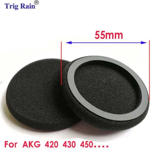 Thickened Foam Ear Pads For Headphones Sponge Replacement Cushions Covers Earphones Case 35mm 40mm 50mm 55mm 60mm 65mm 70mm 80mm