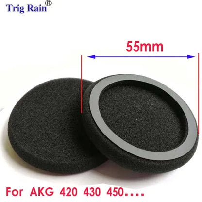 Thickened Foam Ear Pads For Headphones Sponge Replacement Cushions Covers Earphones Case 35mm 40mm 50mm 55mm 60mm 65mm 70mm 80mm