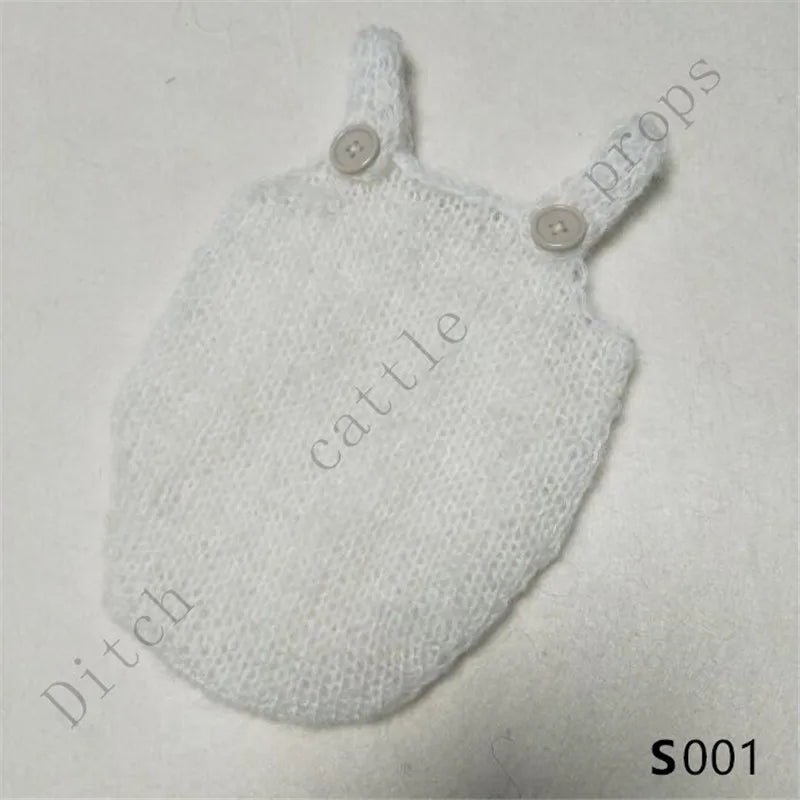 Mohair Shorts Pants Newborn Photography Props Hand-woven