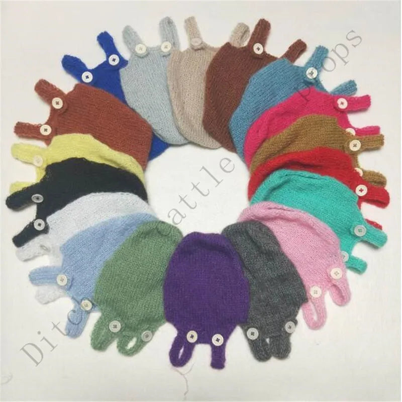 Mohair Shorts Pants Newborn Photography Props Hand-woven