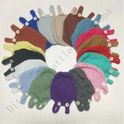 Mohair Shorts Pants Newborn Photography Props Hand-woven