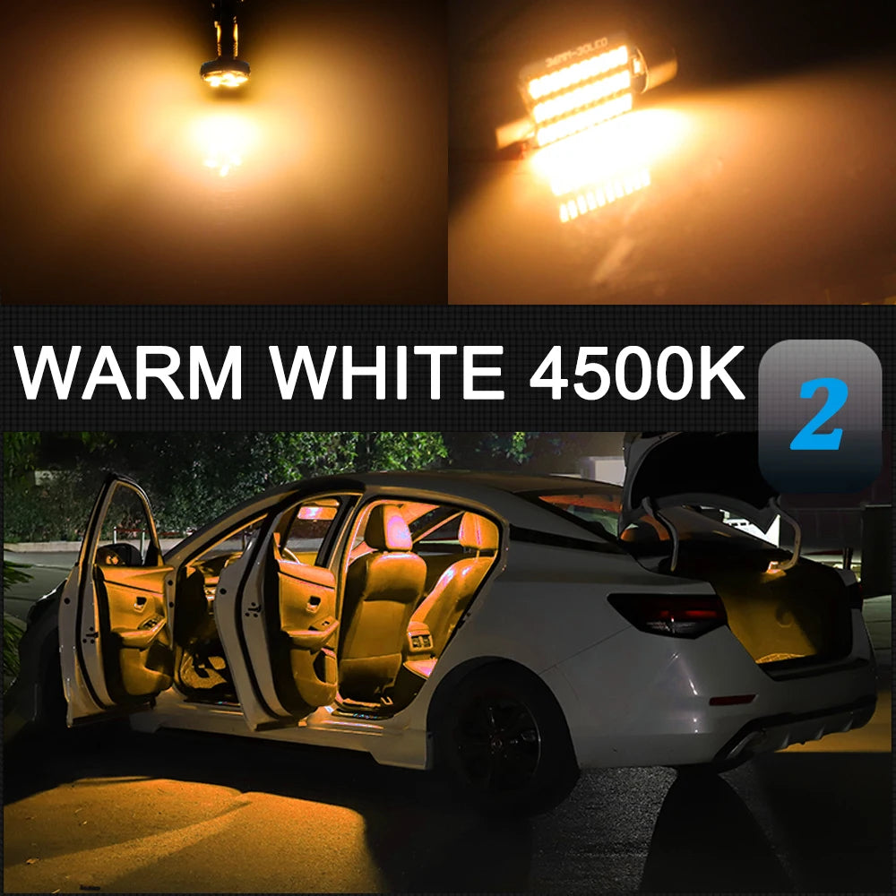 Car Accessoires LED Interior Light Canbus For VW T4 T5 T6 Caravelle Multivan Transporter 1990-2003 2004 2005 2006 2007 2008-2018
