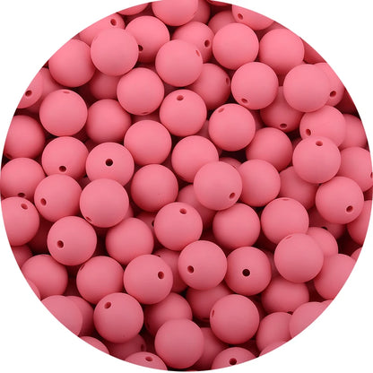 LOFCA 12mm 20pcs/lot Silicone Loose Beads Teething Beads DIY Chewable Colorful Teething For Infant Baby Teether Round