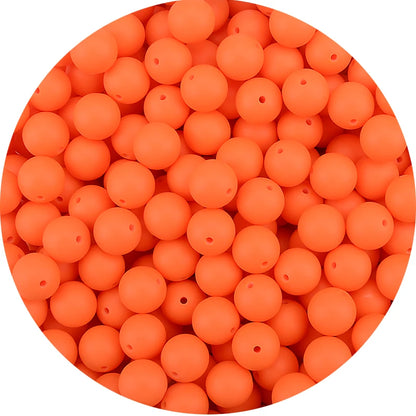LOFCA 12mm 20pcs/lot Silicone Loose Beads Teething Beads DIY Chewable Colorful Teething For Infant Baby Teether Round