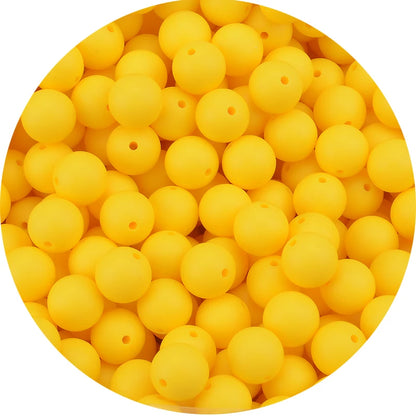 LOFCA 12mm 20pcs/lot Silicone Loose Beads Teething Beads DIY Chewable Colorful Teething For Infant Baby Teether Round