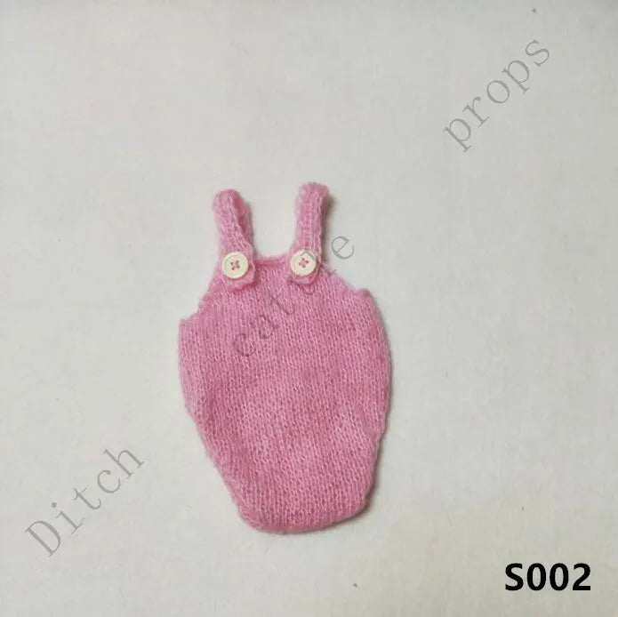 Mohair Shorts Pants Newborn Photography Props Hand-woven