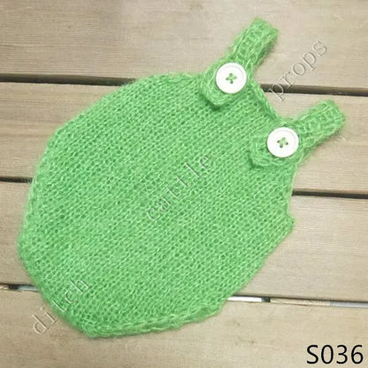 Mohair Shorts Pants Newborn Photography Props Hand-woven