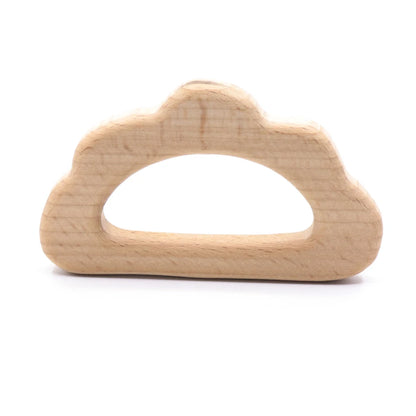 DIY Baby Gym Toys Wood Necklace Pendant Food Grade Wooden Teether Toys Tortoise Koala Whale Turtle Wooden Teething Toys