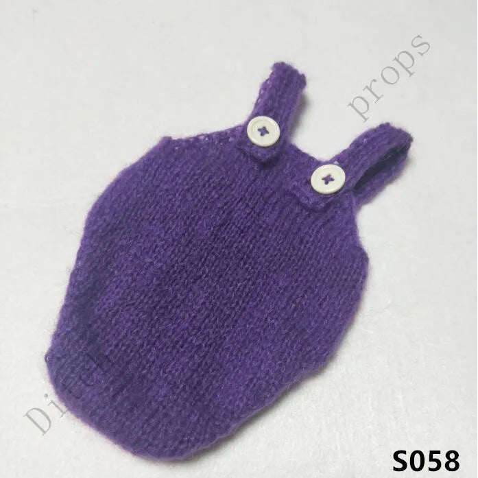 Mohair Shorts Pants Newborn Photography Props Hand-woven