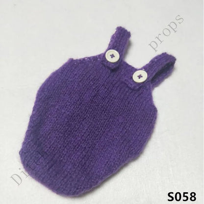Mohair Shorts Pants Newborn Photography Props Hand-woven