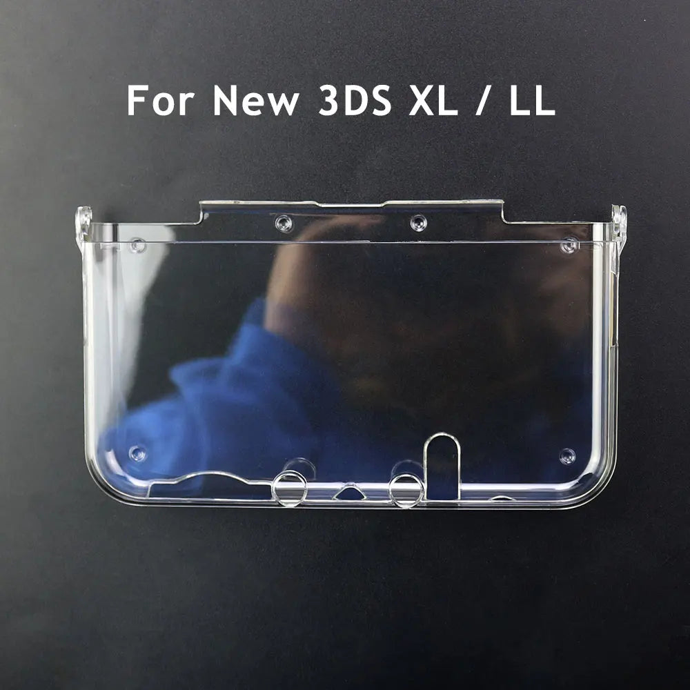 JCD Plastic Clear Crystal Protective Hard Shell Skin Case Cover For GBA SP NDSL DSI NDSi XL 3DS XL New 3DS XL LL Console