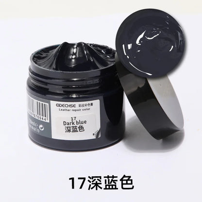 Car Leather Repair Kit Liquid Skin Recoloring Balm No Heat Repair Tool Auto Seat Holes Scratch Cracks rips restoration set shoes