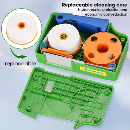 Optical Fiber End Face Cleaning Box SC/FC/LC/ST Fiber Wiping Tool Pigtail Cleaner FTTH Optic Fiber Cleaner Tools