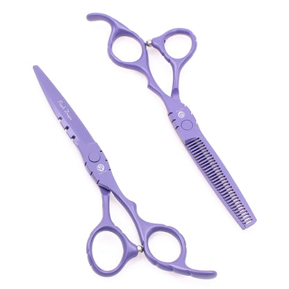 Hair Scissors 5.5" 6" Purple Dragon Stainless Professional Hairdressing Scissors Thinning Shears Hair Scissor Dropshipping Z1010