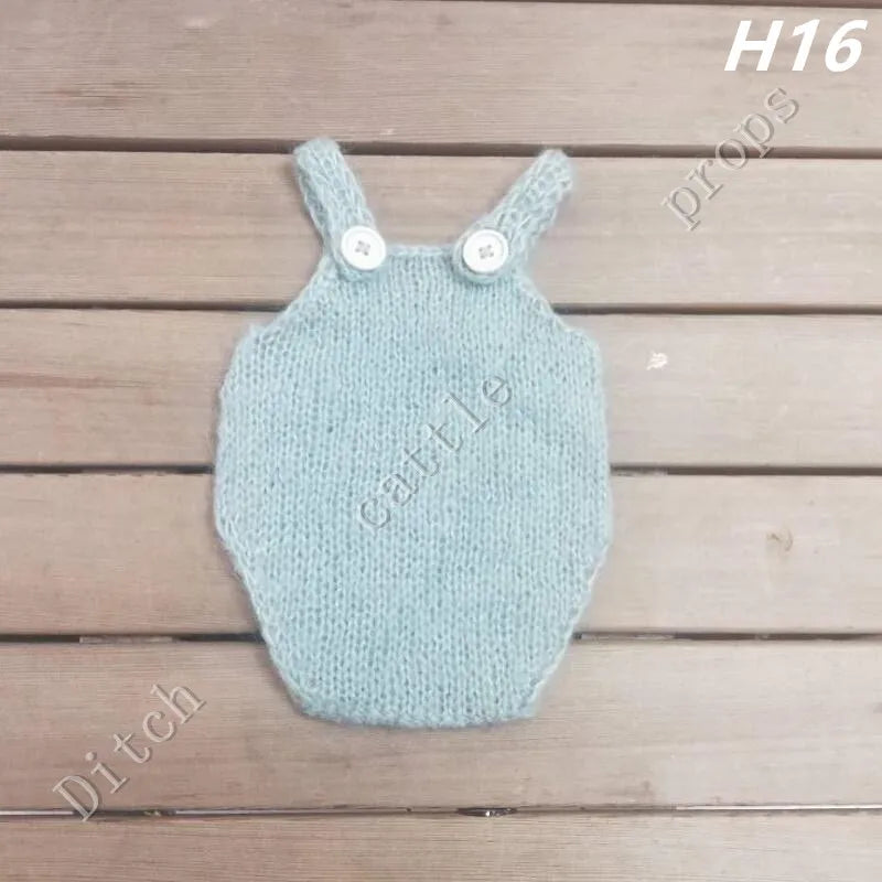 Mohair Shorts Pants Newborn Photography Props Hand-woven