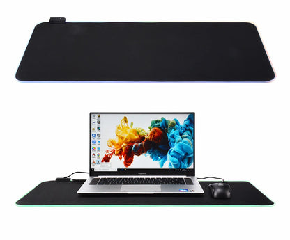 LED Light Mousepad RGB Keyboard Cover Desk-mat Colorful Surface Mouse Pad Waterproof Multi-size World Computer Gamer CS Dota