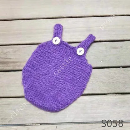 Mohair Shorts Pants Newborn Photography Props Hand-woven