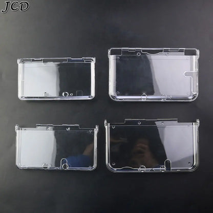 JCD Plastic Clear Crystal Protective Hard Shell Skin Case Cover For GBA SP NDSL DSI NDSi XL 3DS XL New 3DS XL LL Console
