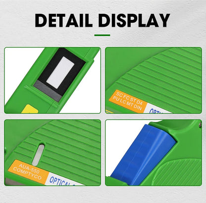 Optical Fiber End Face Cleaning Box SC/FC/LC/ST Fiber Wiping Tool Pigtail Cleaner FTTH Optic Fiber Cleaner Tools
