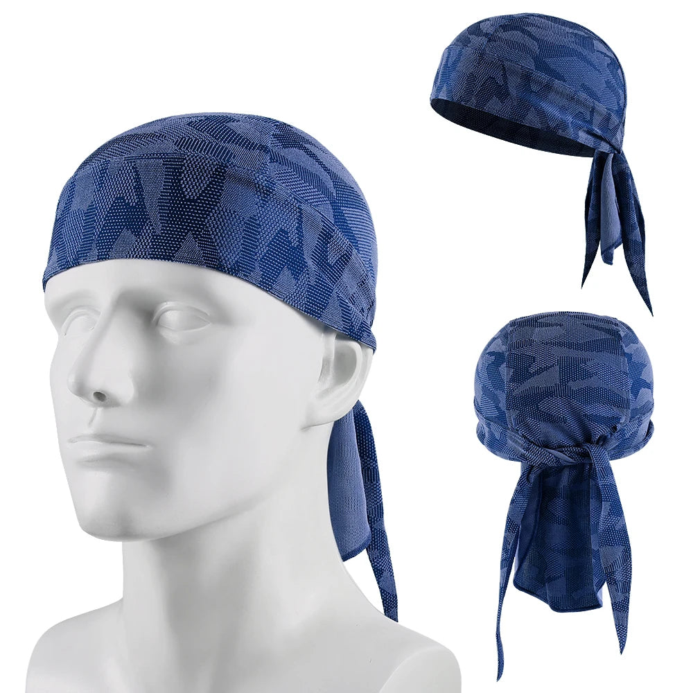 Summer Breathable Running Caps Pirate Hat Outdoor Sport Sun Protection Headscarf Cycling Helmet Liner Quick Dry Beanies Bandana