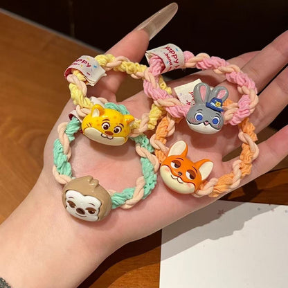 Cartoon Logo For "Zootopia" Featuring Wild Animals Judy Nicki Hairband